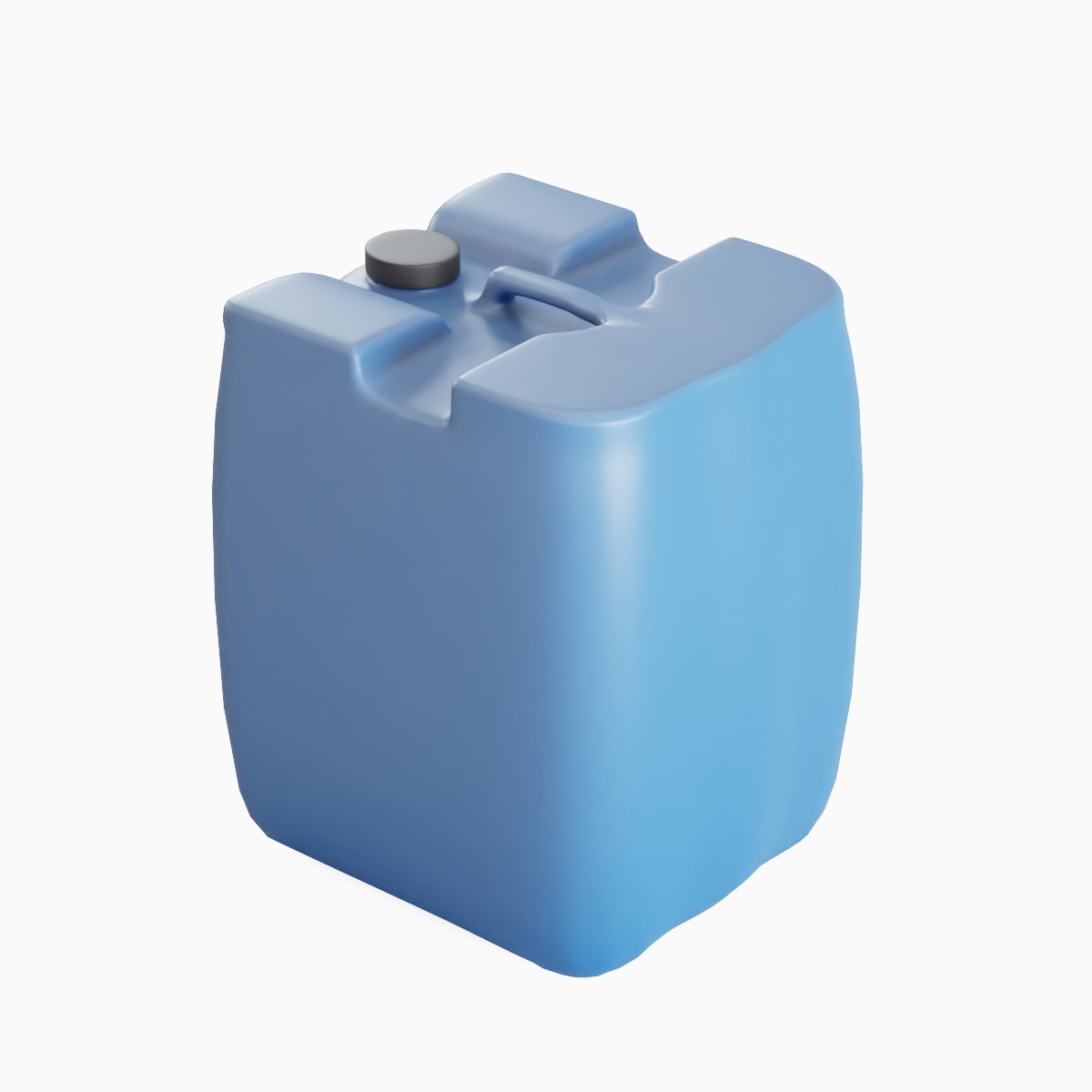 Plastic Canister B 01 3D model_5