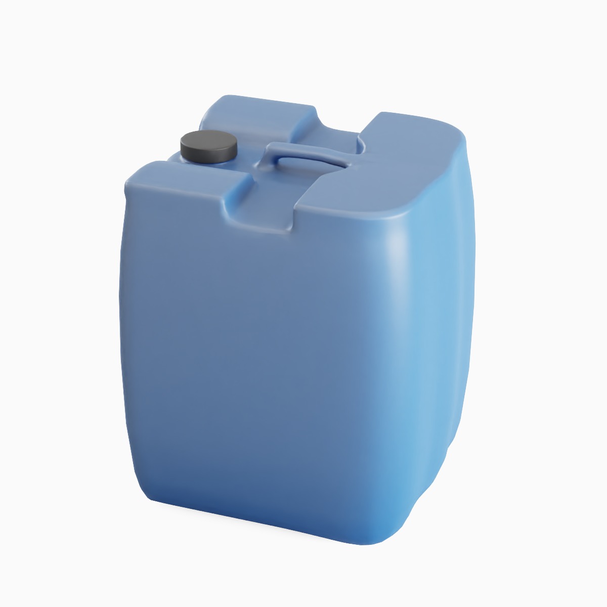 Plastic Canister B 01 3D model_4