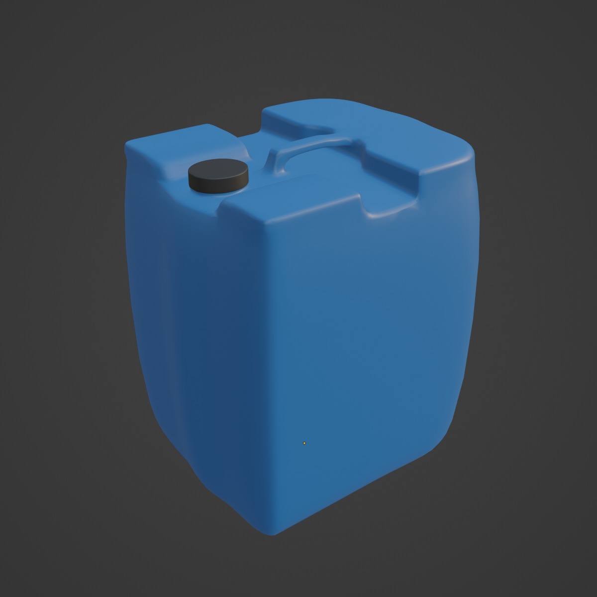Plastic Canister B 01 3D model_6