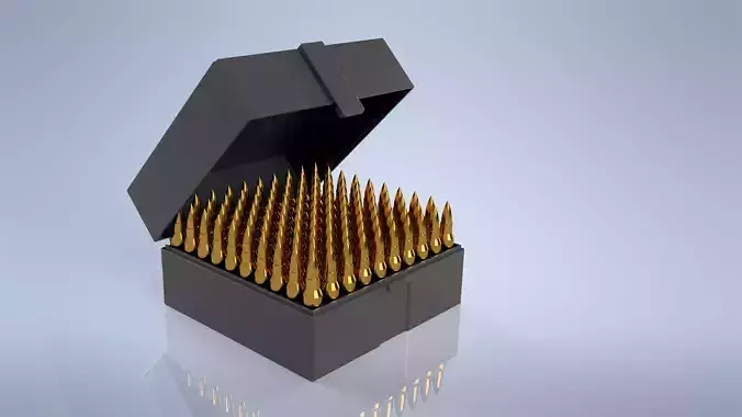 Printable Ammunition box 556 NATO with Storage pins