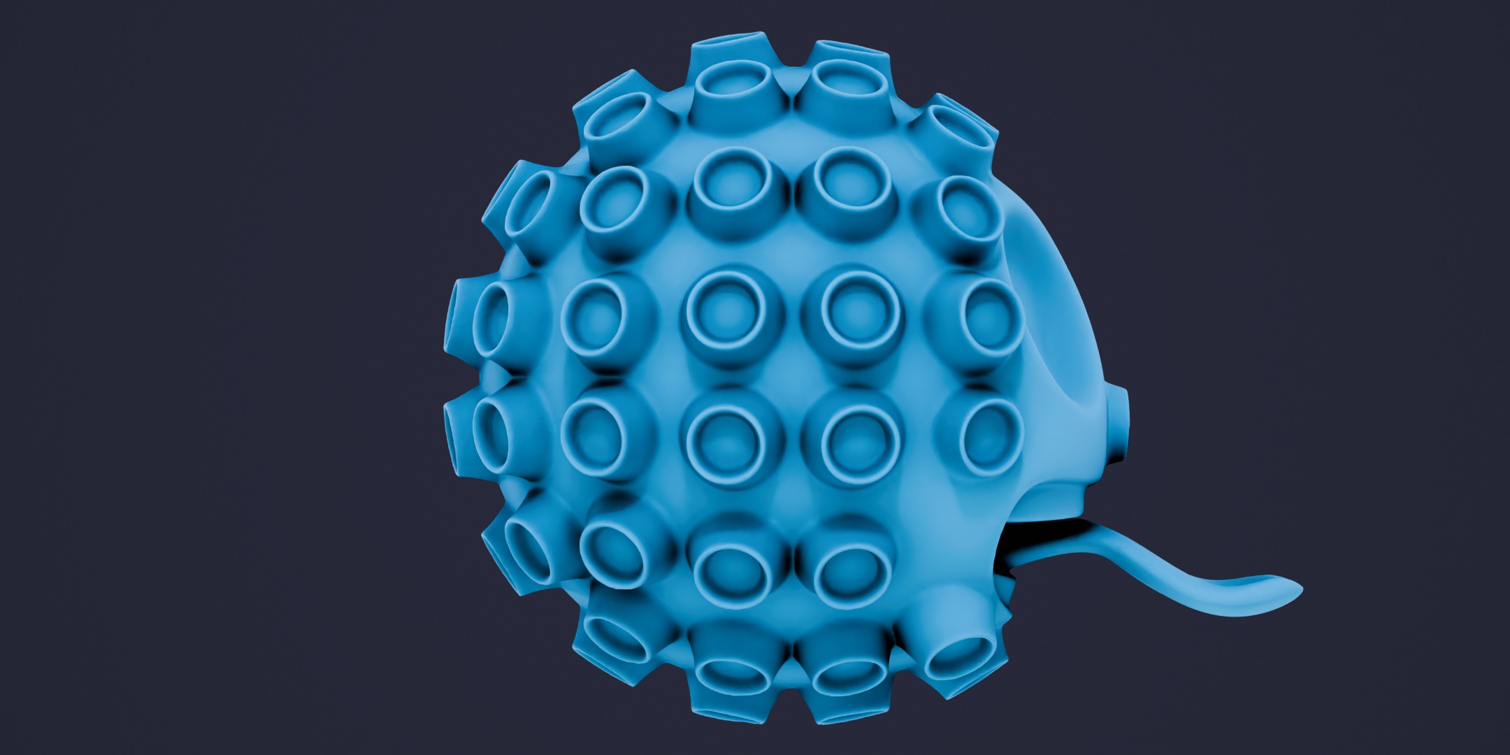 Monster Ball  3D print model_3