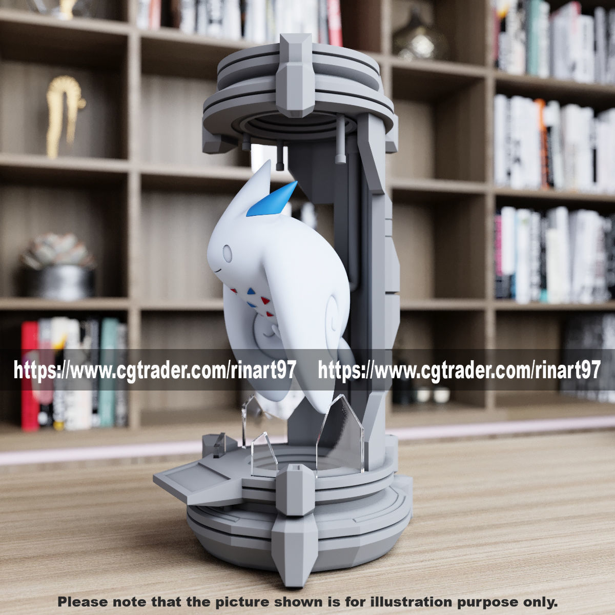Togekiss in the lab from pokemon 3D print model_7