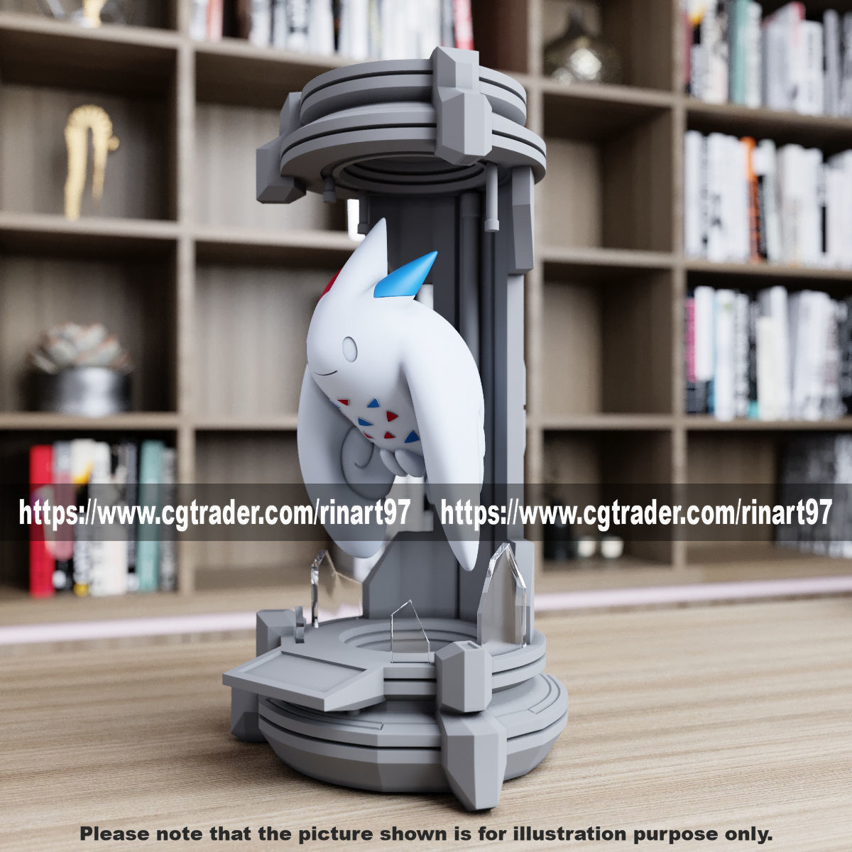 Togekiss in the lab from pokemon 3D print model_6