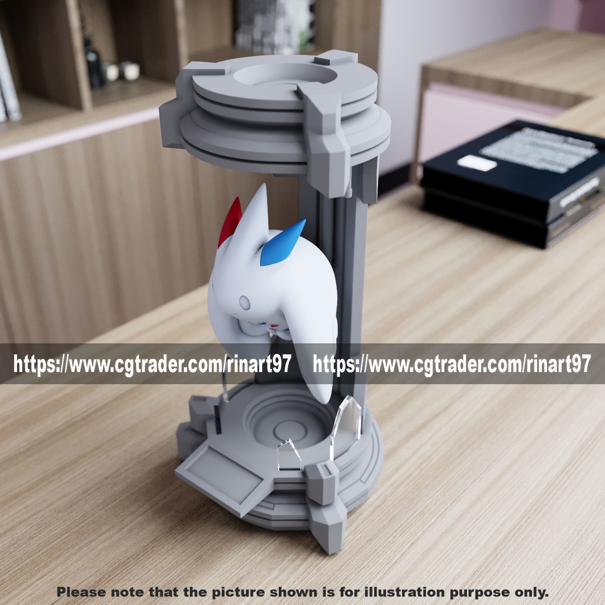 Togekiss in the lab from pokemon 3D print model_13