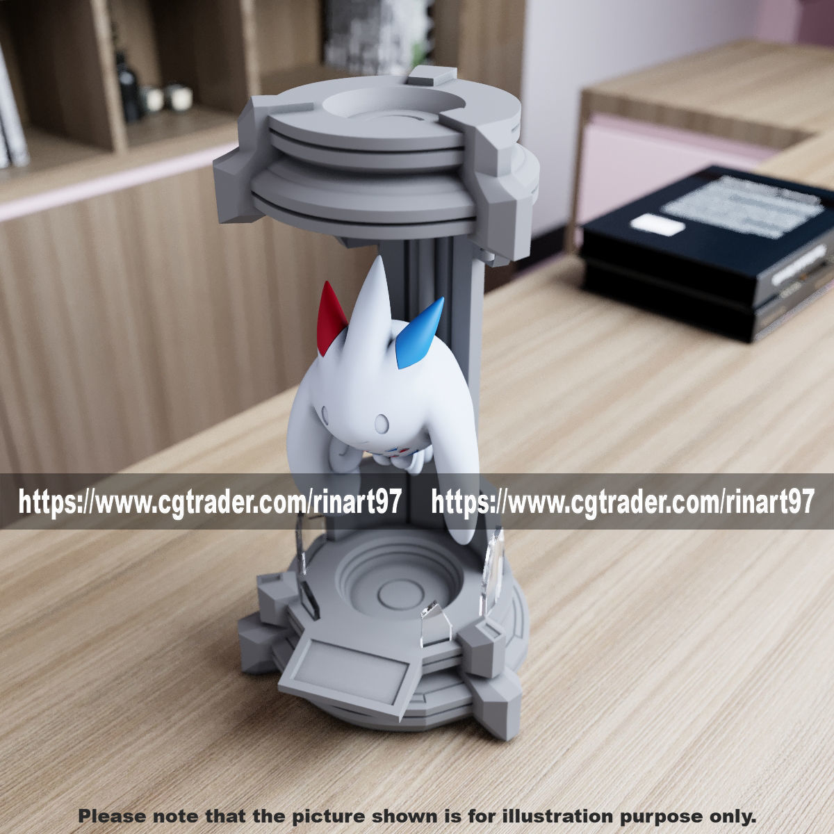 Togekiss in the lab from pokemon 3D print model_12