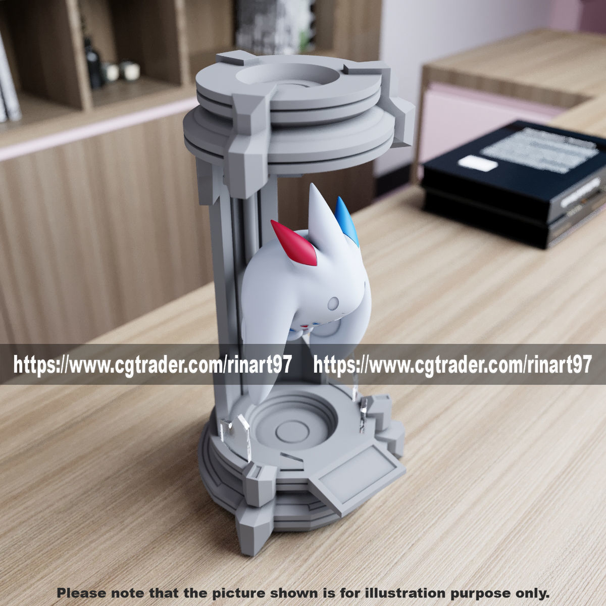Togekiss in the lab from pokemon 3D print model_11