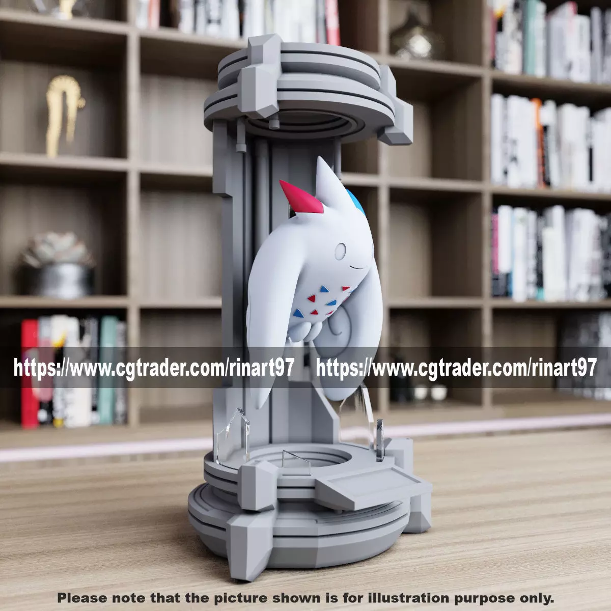 Togekiss in the lab from pokemon 3D print model_0