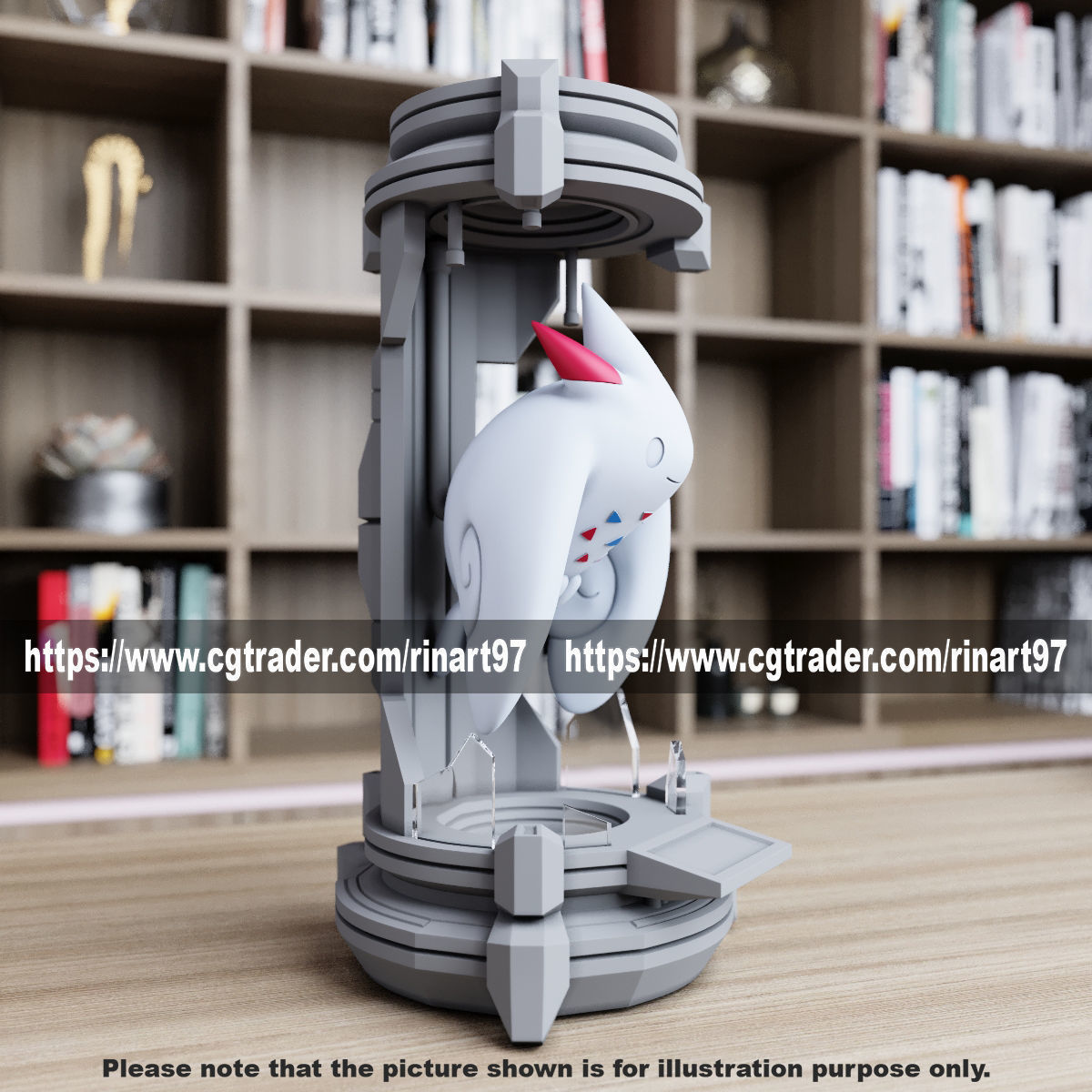 Togekiss in the lab from pokemon 3D print model_2