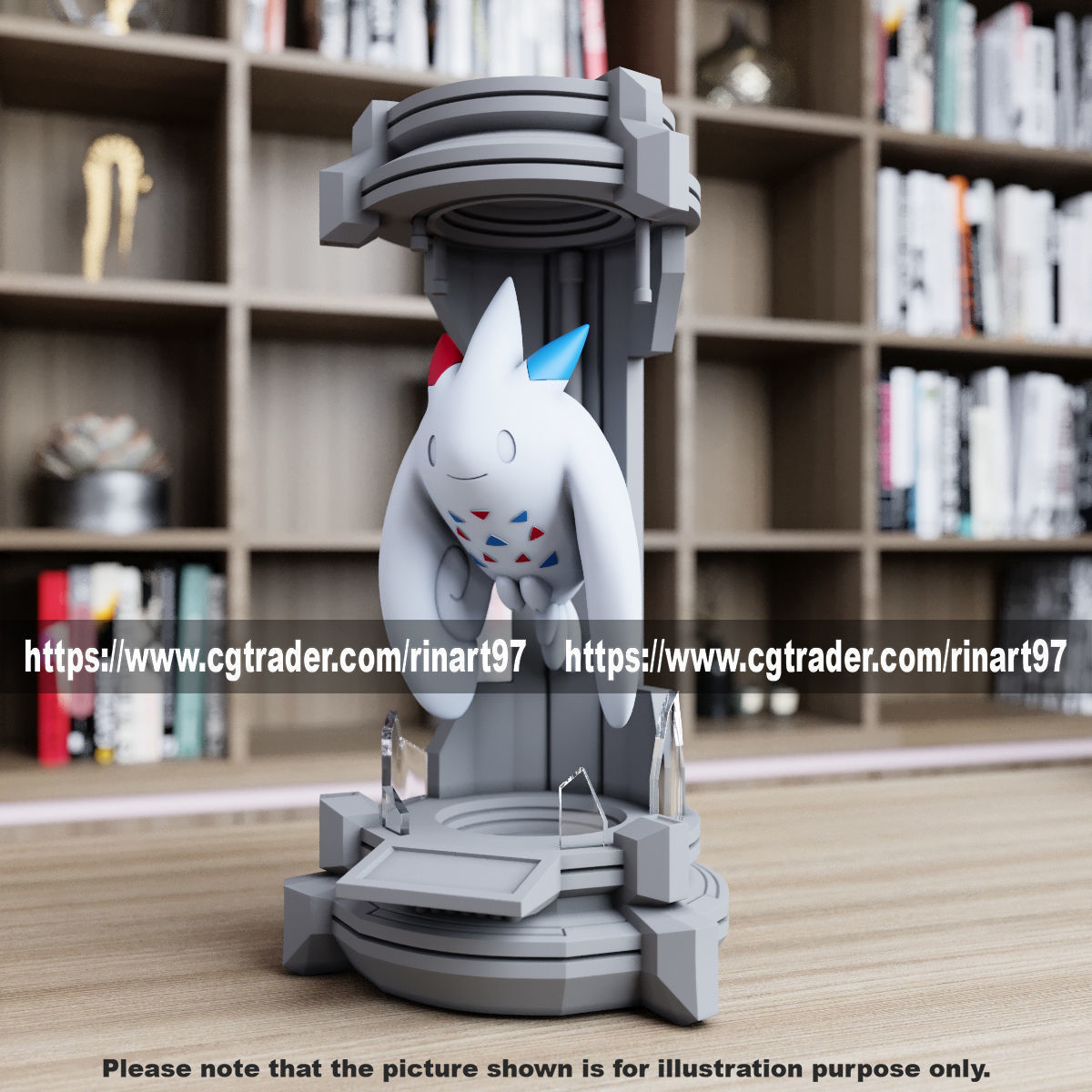 Togekiss in the lab from pokemon 3D print model_5