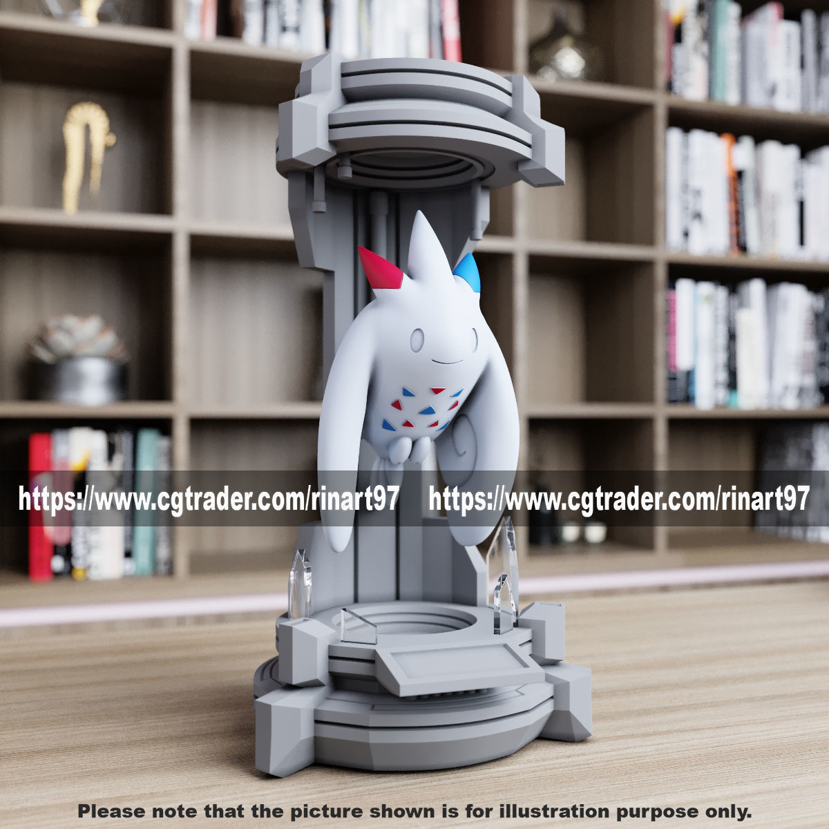 Togekiss in the lab from pokemon 3D print model_1