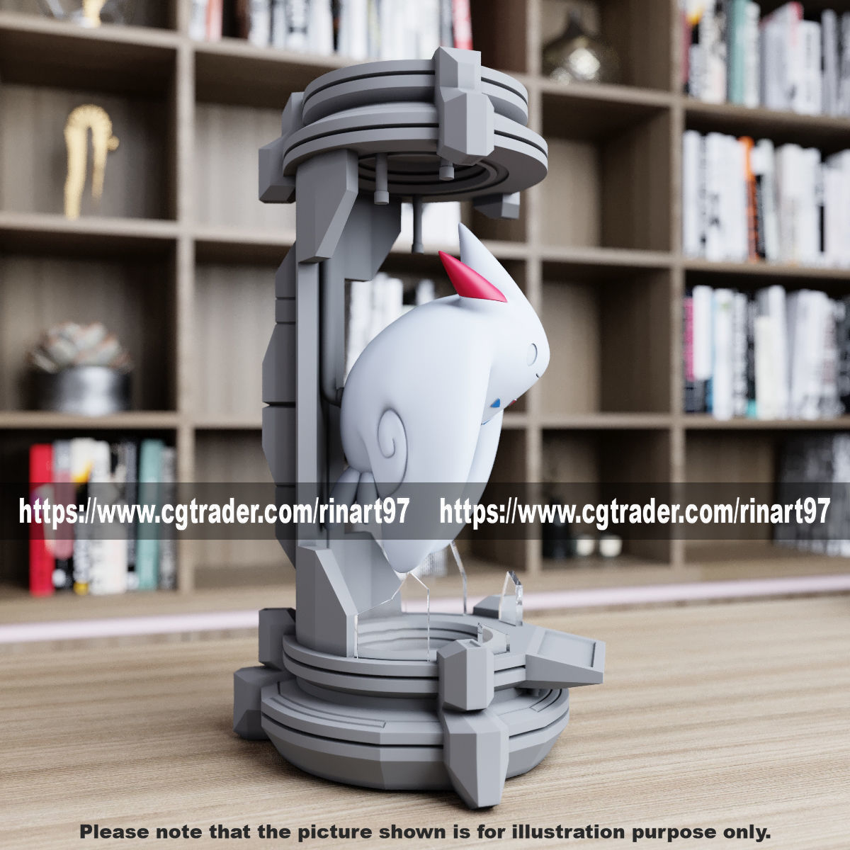 Togekiss in the lab from pokemon 3D print model_3