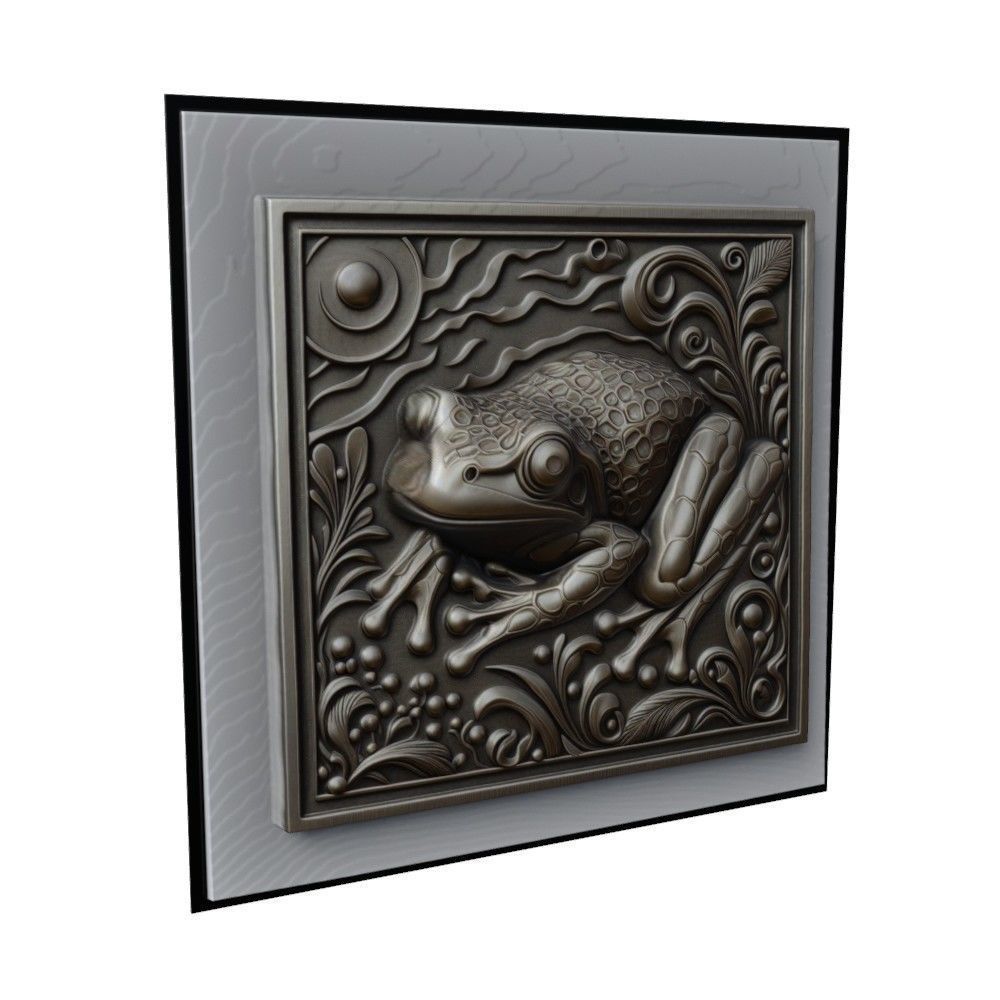 Frog Animal 3D print model_1
