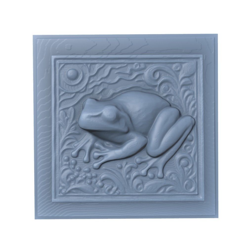 Frog Animal 3D print model_2