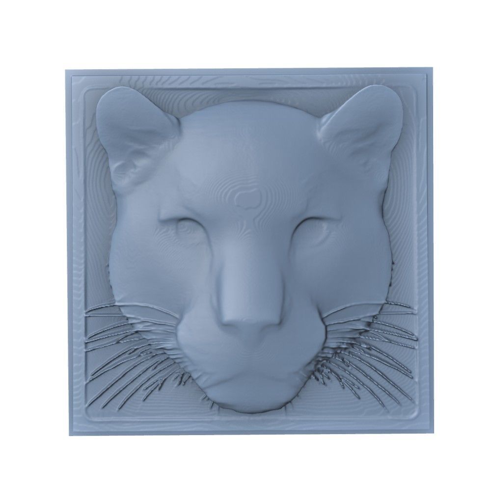 Leopard Animal 3D print model_2