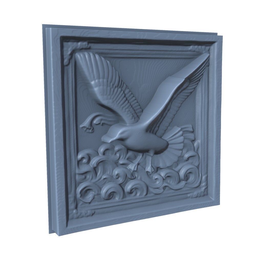 Seagull Animal 3D print model_3