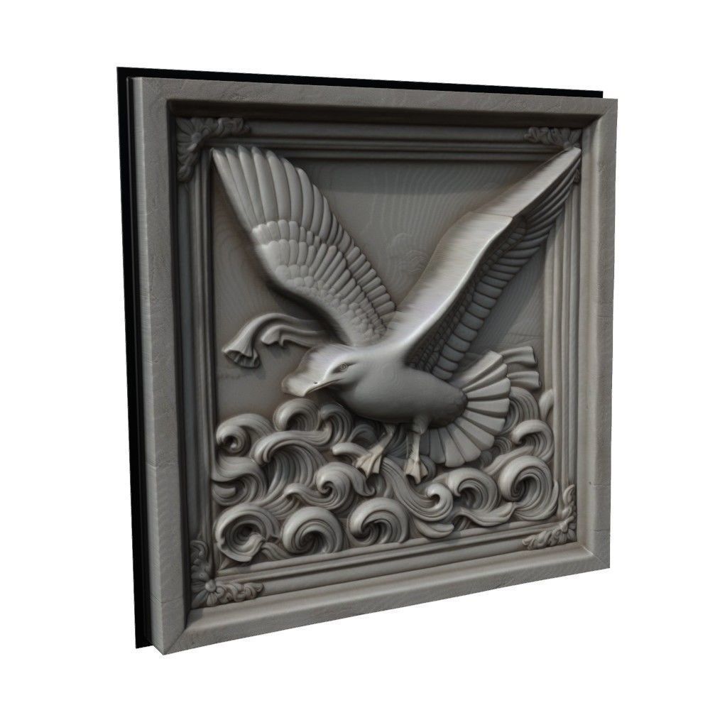 Seagull Animal 3D print model_1