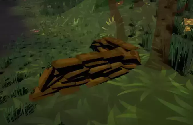 Low Poly Sandbags
