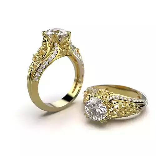 Diamond Ring Iris     sizes 6-10