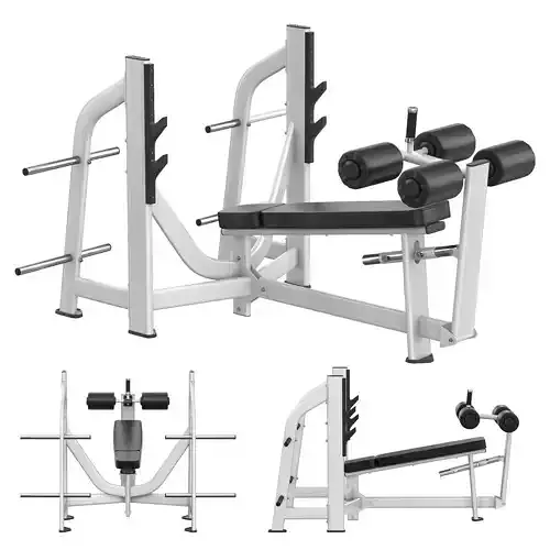 E7041 OLYMPIC DECLINE BENCH DHZ fitness equipment