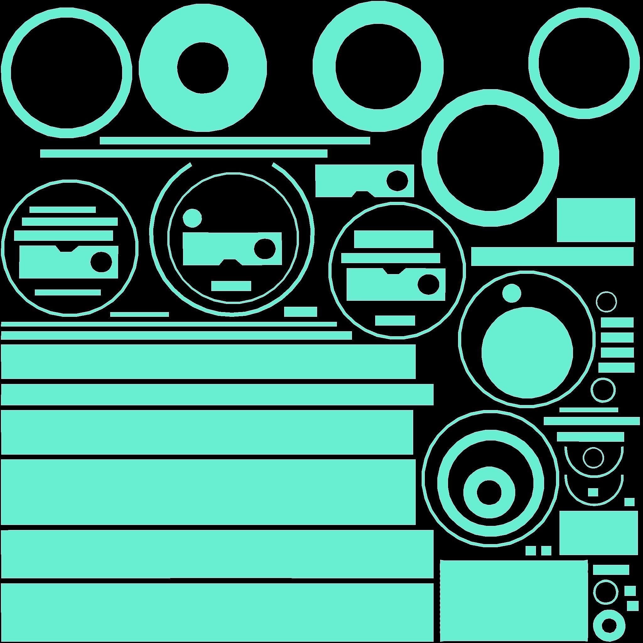 CyberPunk Traffic Drum V2 Game optimized Low-poly 3D model_8