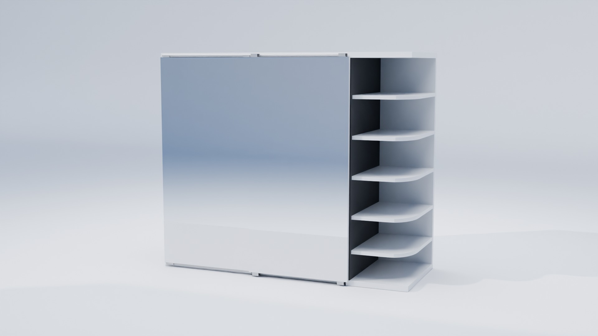 Wardrobe 3D model_4