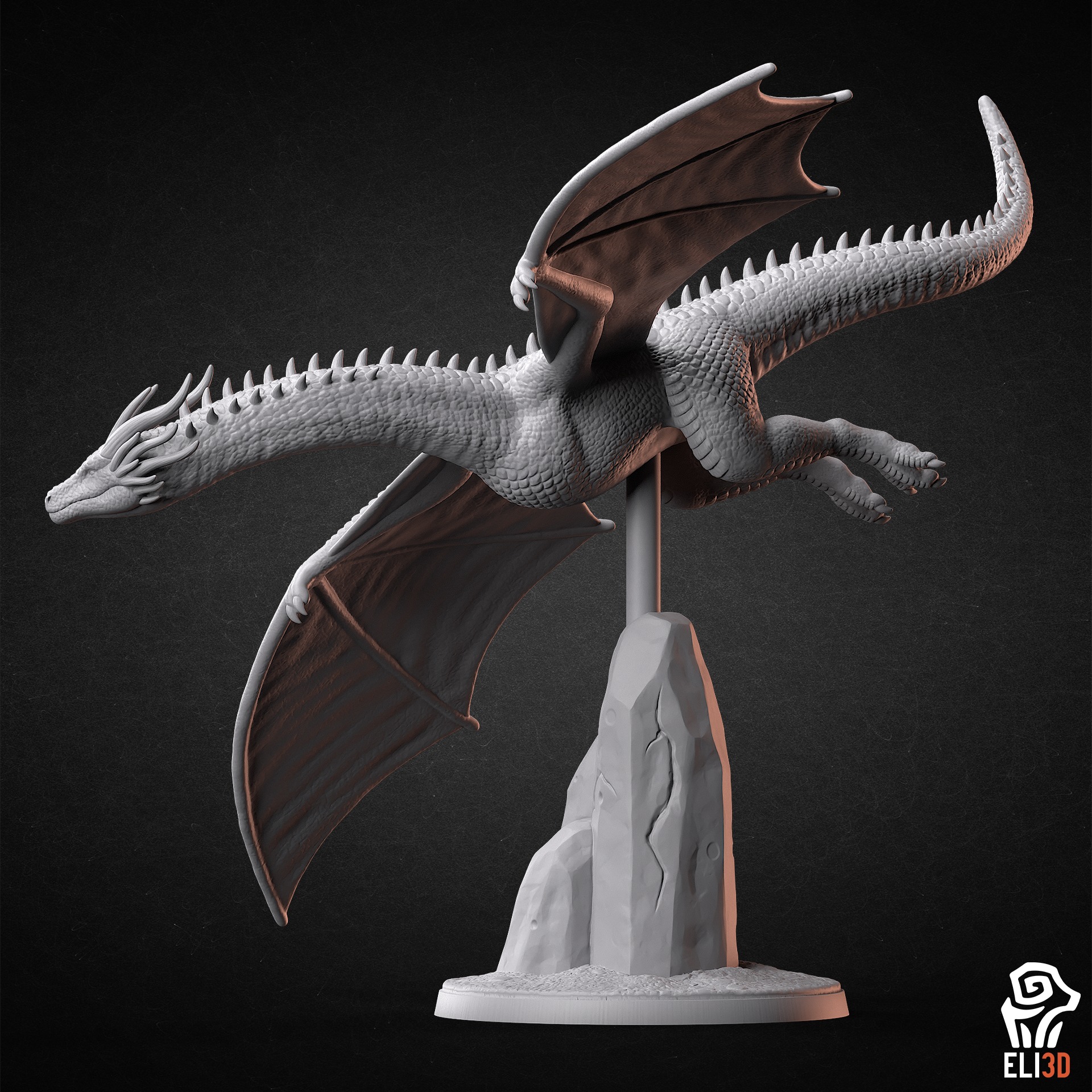 Dragons 3D print model_10