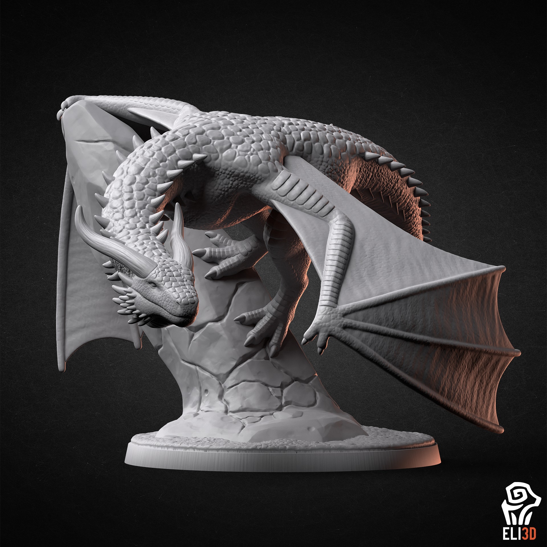 Dragons 3D print model_6