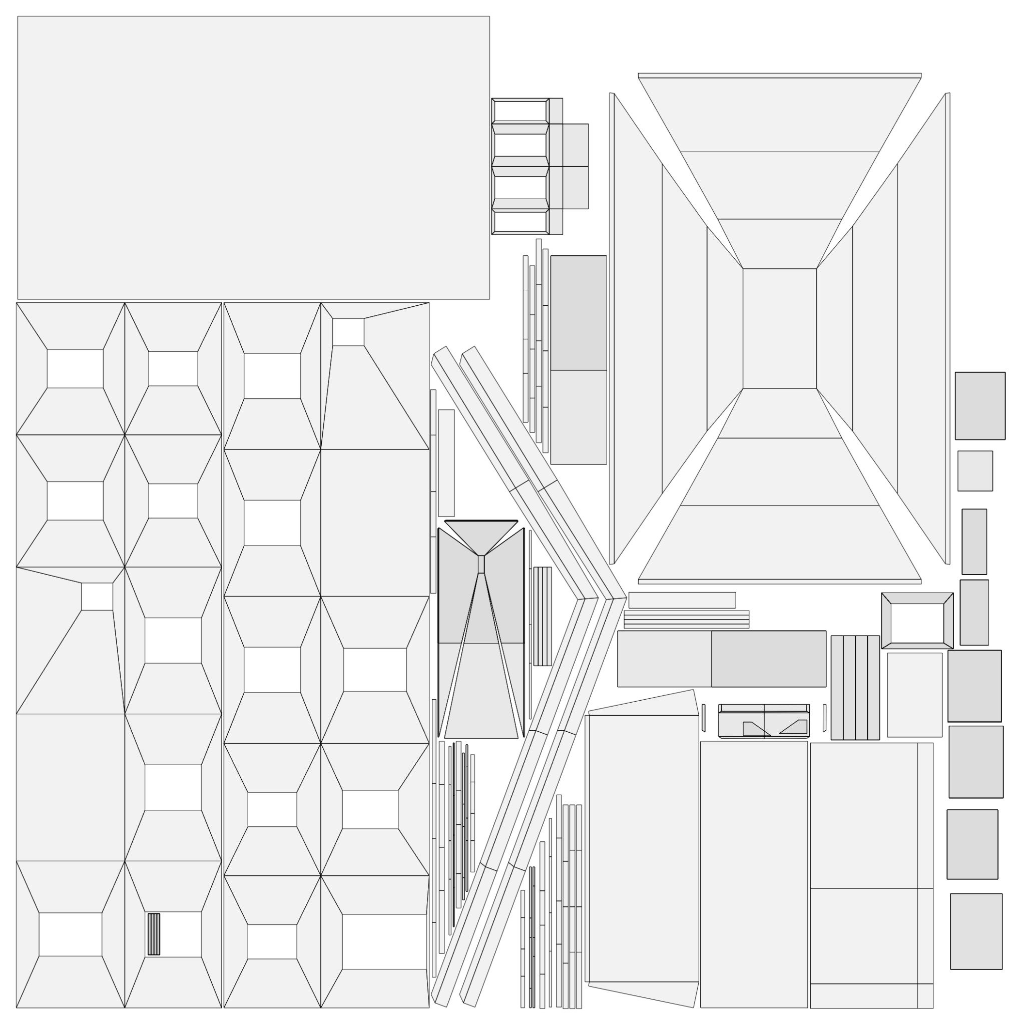 Suburban Building 5 Low-poly 3D model_14