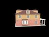 Suburban Building 5 Low-poly 3D model_1