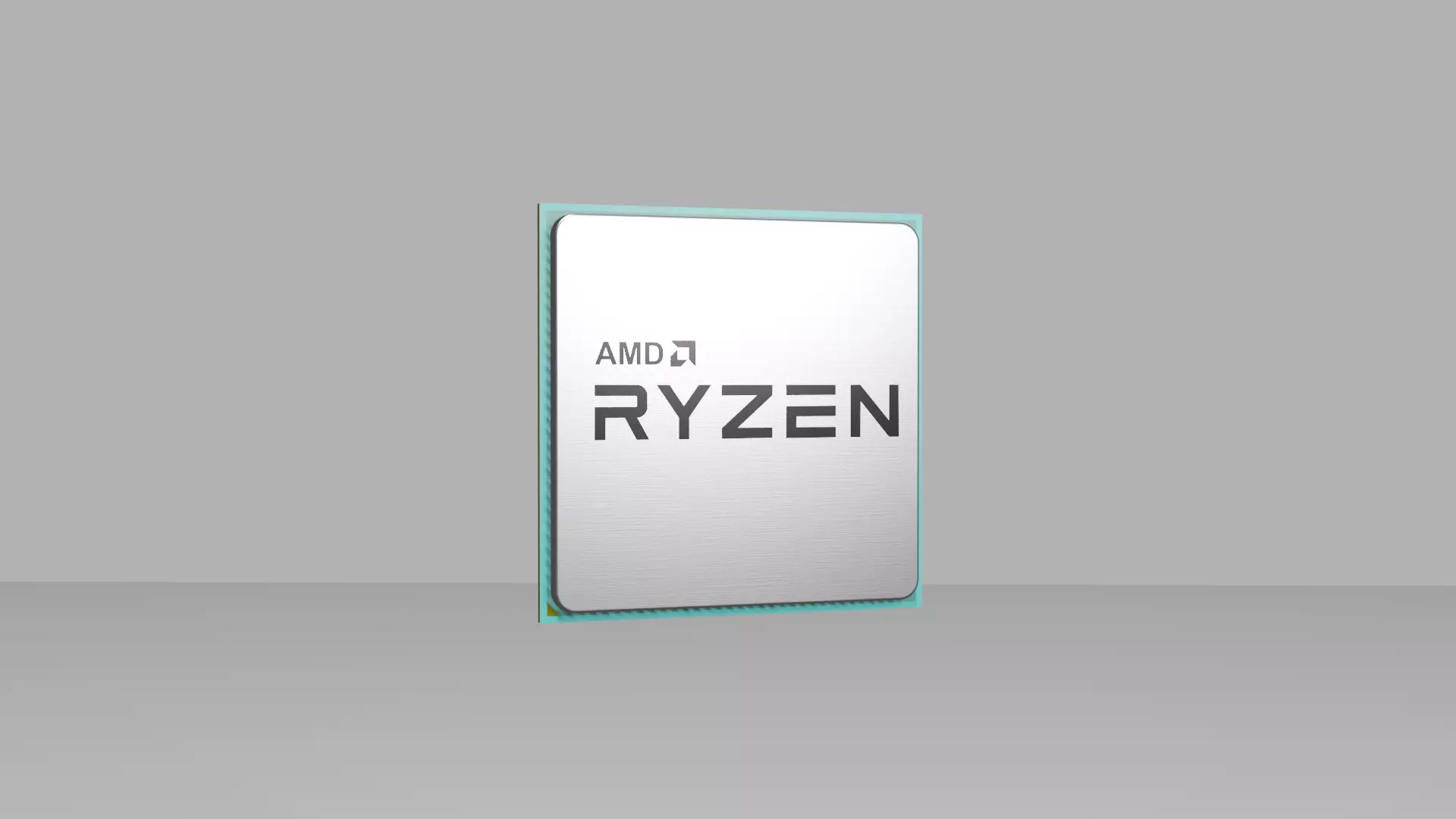 Ryzen 5600x CPU Low-poly 3D model