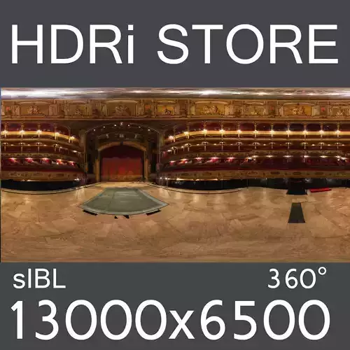 Opera HDRi 3D model