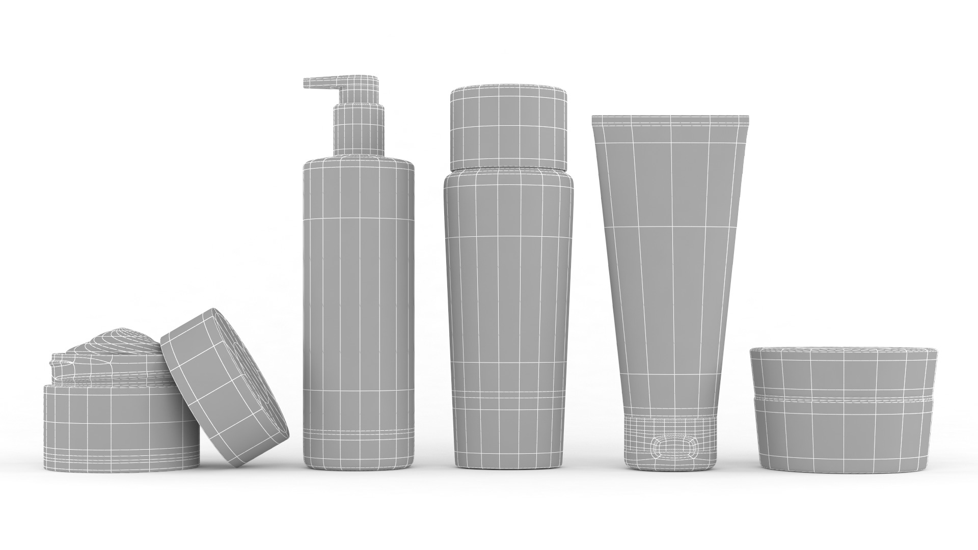 Plastic Bottles 3D model_10