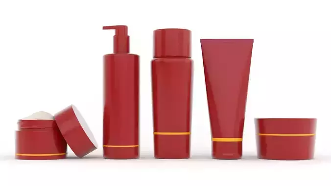 Plastic Bottles 3D model