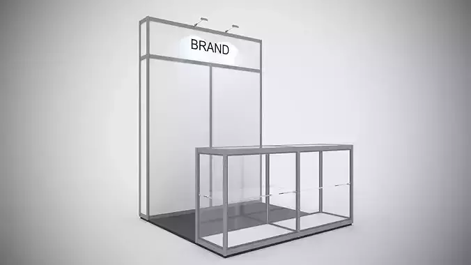 DISPLAY STAND EXHIBITION DESIGN 2x2 Altura 220 octanorm