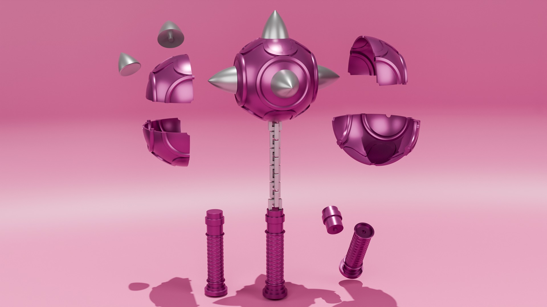 El Lucero de Alba Rem ReZero Cosplay 3D print model_1