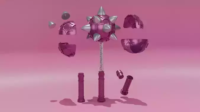 El Lucero de Alba Rem ReZero Cosplay 3D print model El Lucero de Alba Rem ReZero Cosplay 3D print model