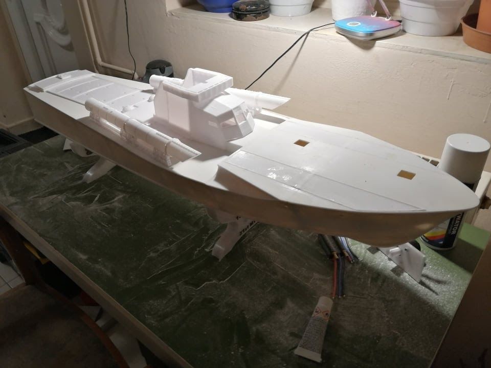 RC Vosper MTB 234 Torpedo Boat Scale Model - 3D Print Optimized 3D print model_13