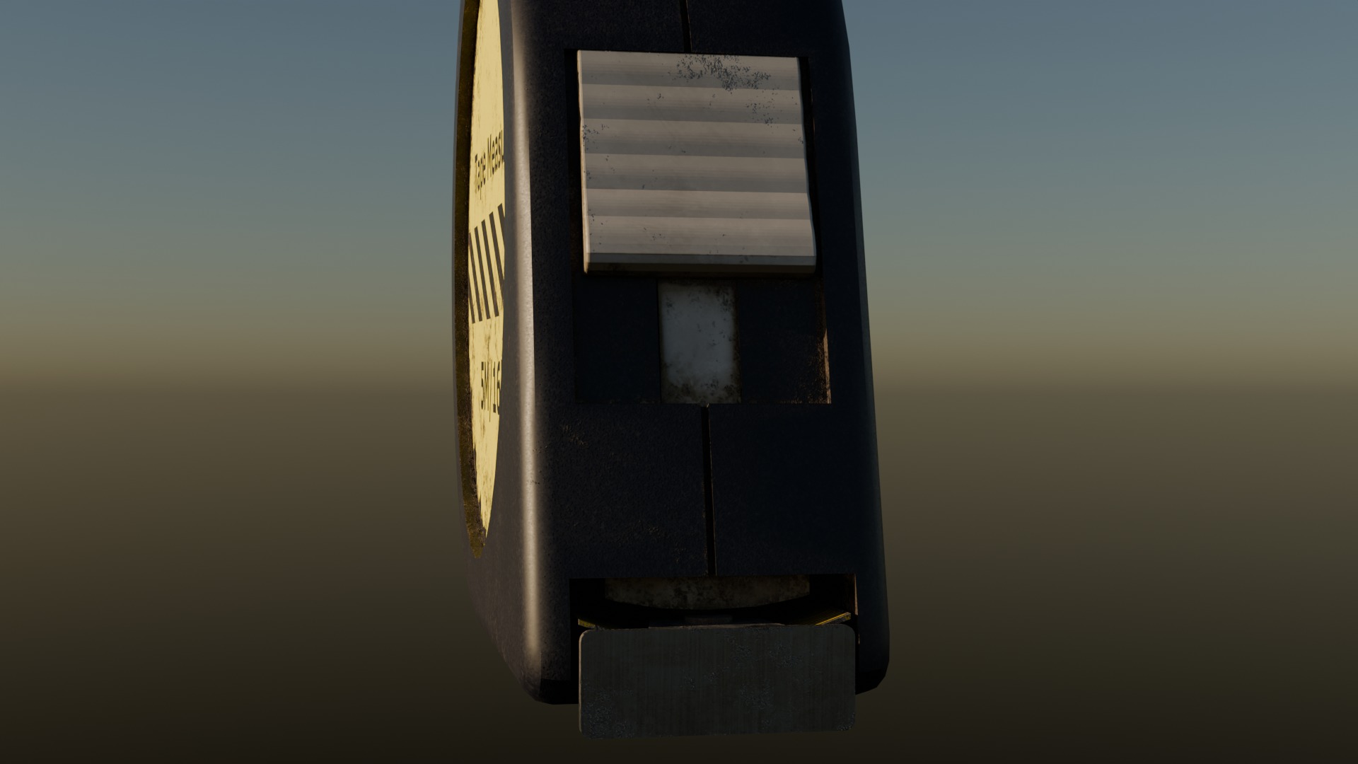 Tape Measure Low-poly 3D model_3