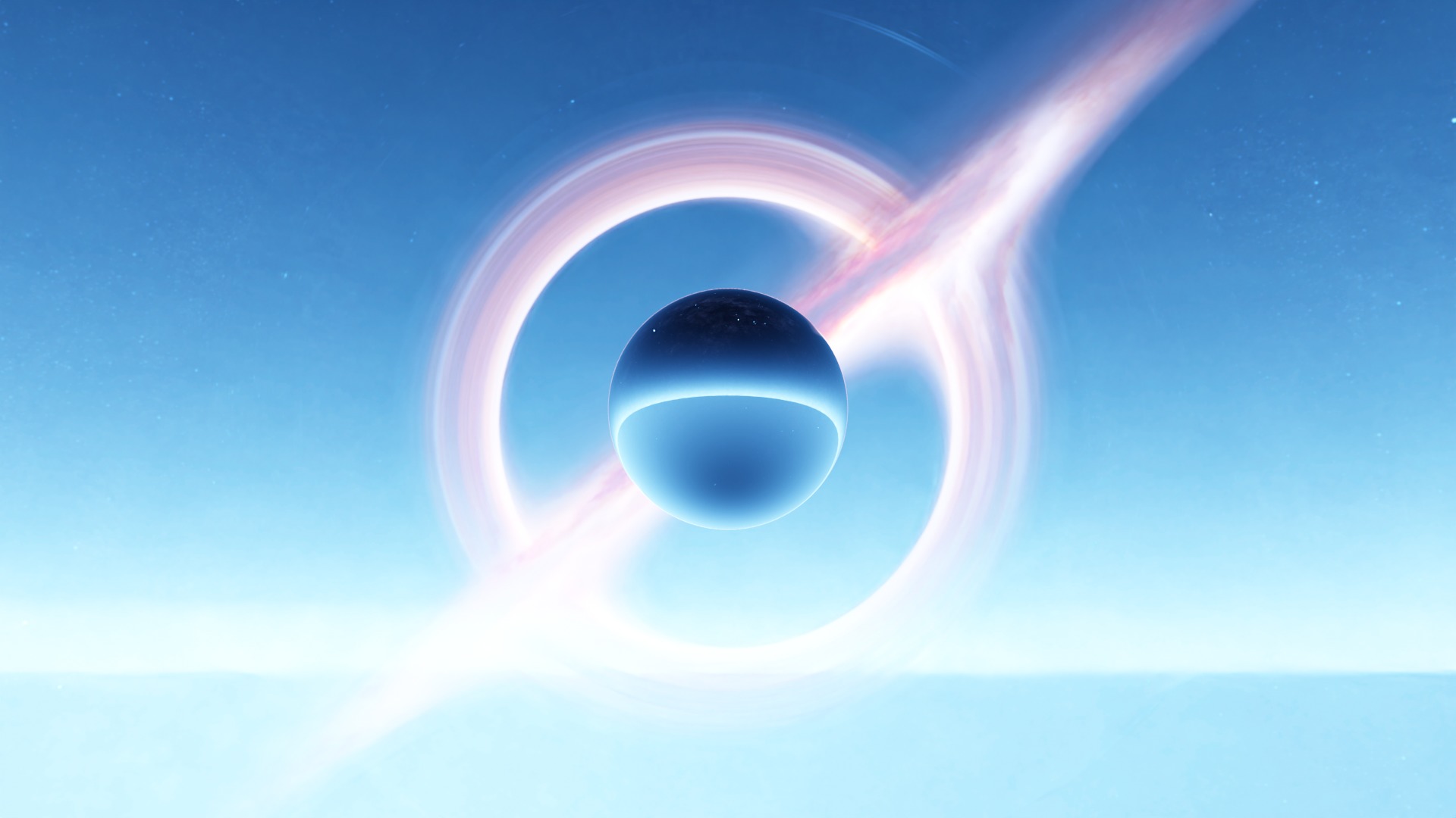 16 8K Aurora with Stars and Alien Planets And Rings Hdris Low-poly 3D model_42