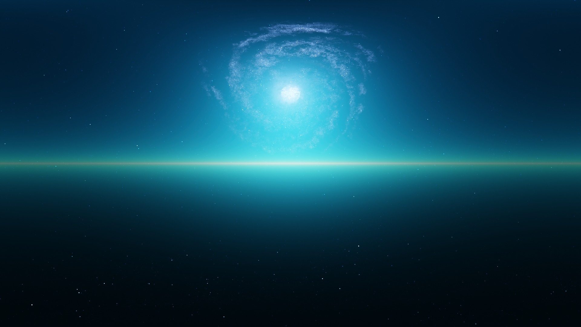 16 8K Aurora with Stars and Alien Planets And Rings Hdris Low-poly 3D model_11