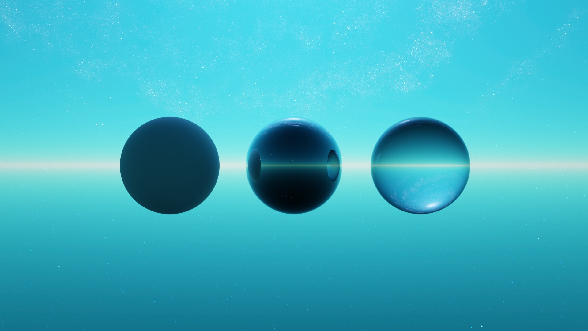 16 8K Aurora with Stars and Alien Planets And Rings Hdris Low-poly 3D model_12