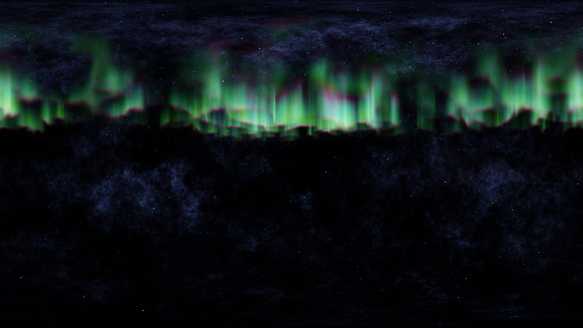 16 8K Aurora with Stars and Alien Planets And Rings Hdris Low-poly 3D model_29