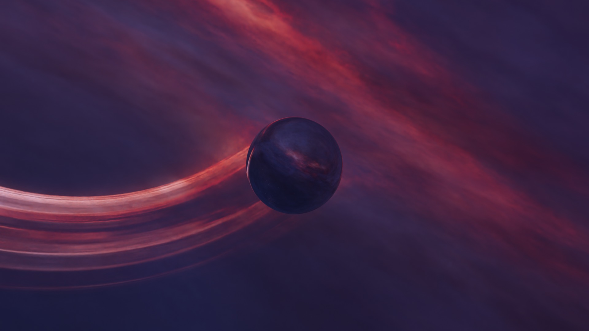 16 8K Aurora with Stars and Alien Planets And Rings Hdris Low-poly 3D model_45