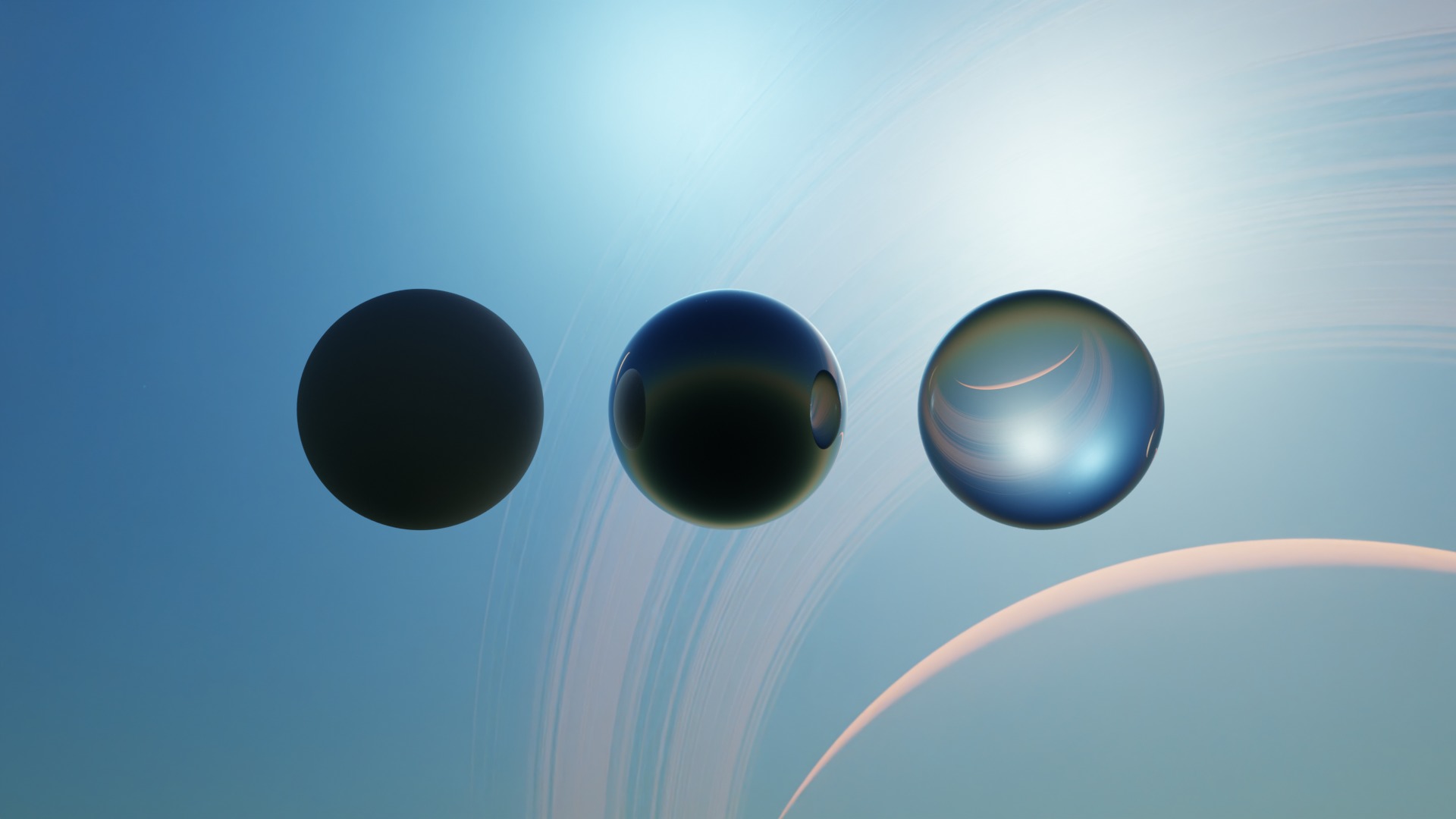 16 8K Aurora with Stars and Alien Planets And Rings Hdris Low-poly 3D model_27