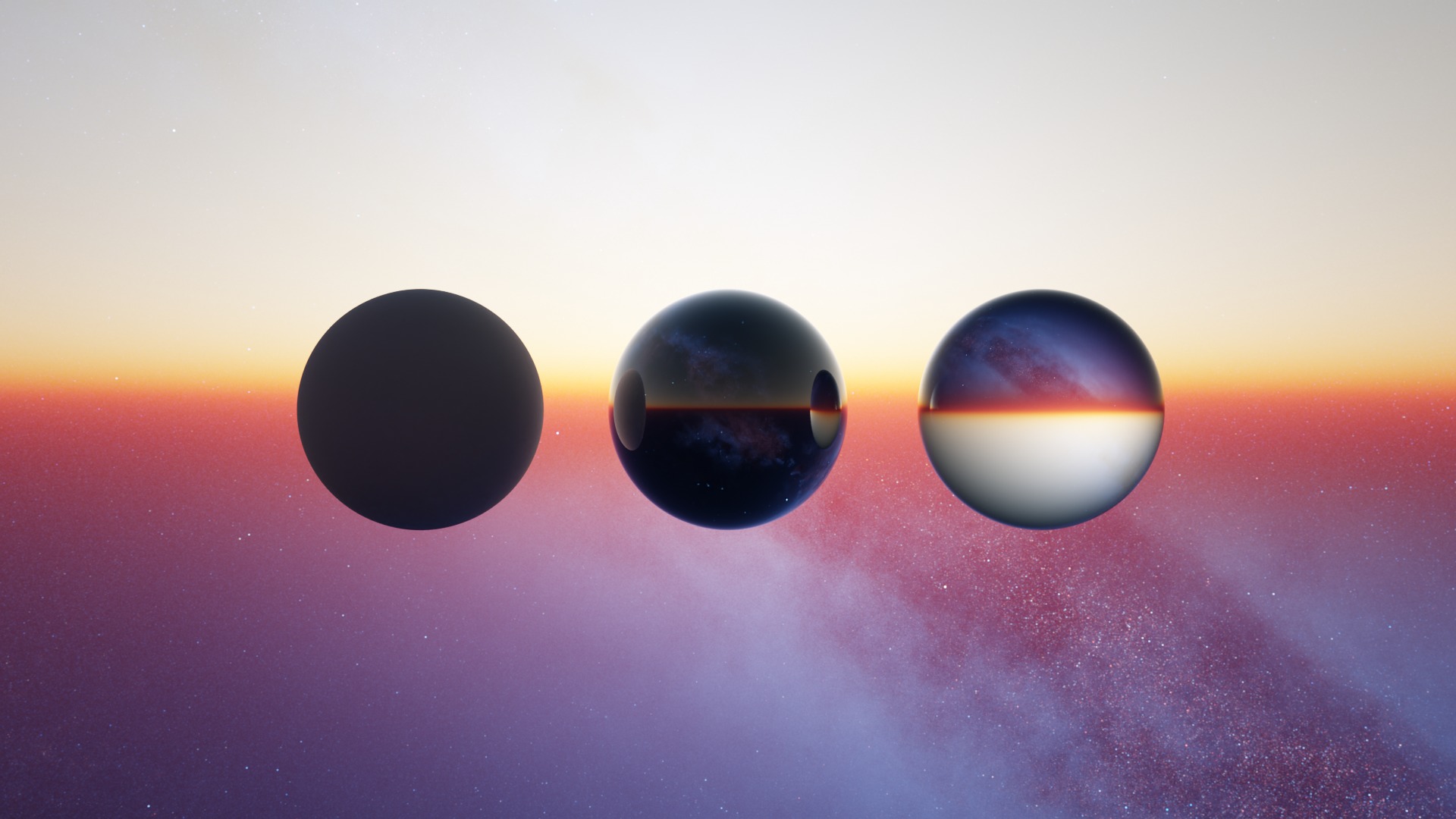 16 8K Aurora with Stars and Alien Planets And Rings Hdris Low-poly 3D model_18