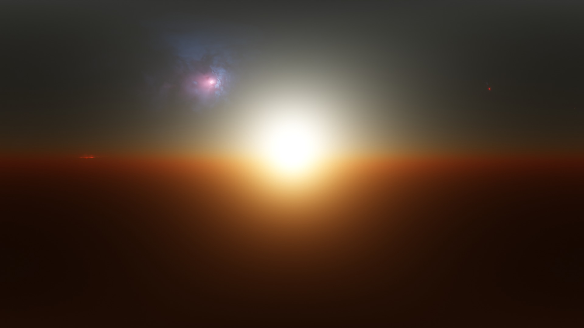 16 8K Aurora with Stars and Alien Planets And Rings Hdris Low-poly 3D model_8