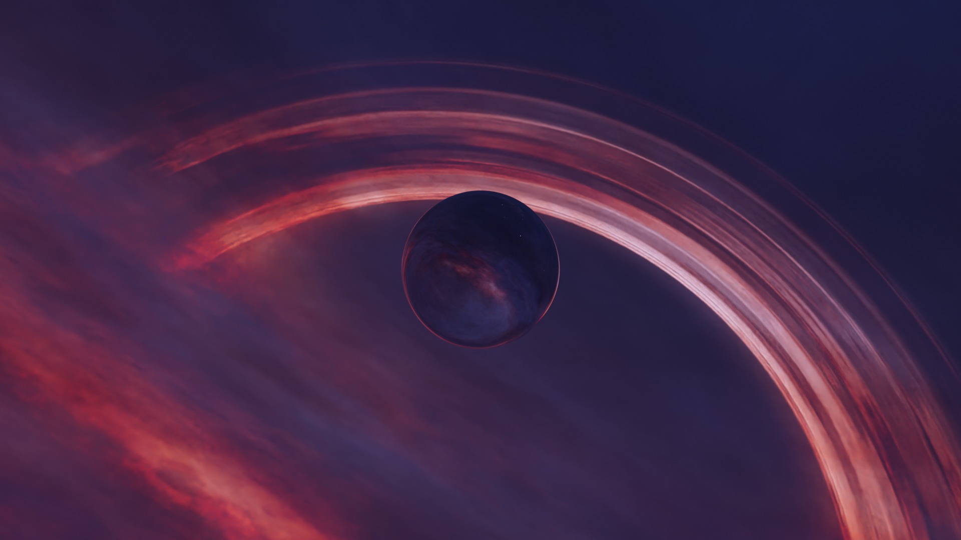 16 8K Aurora with Stars and Alien Planets And Rings Hdris Low-poly 3D model_44