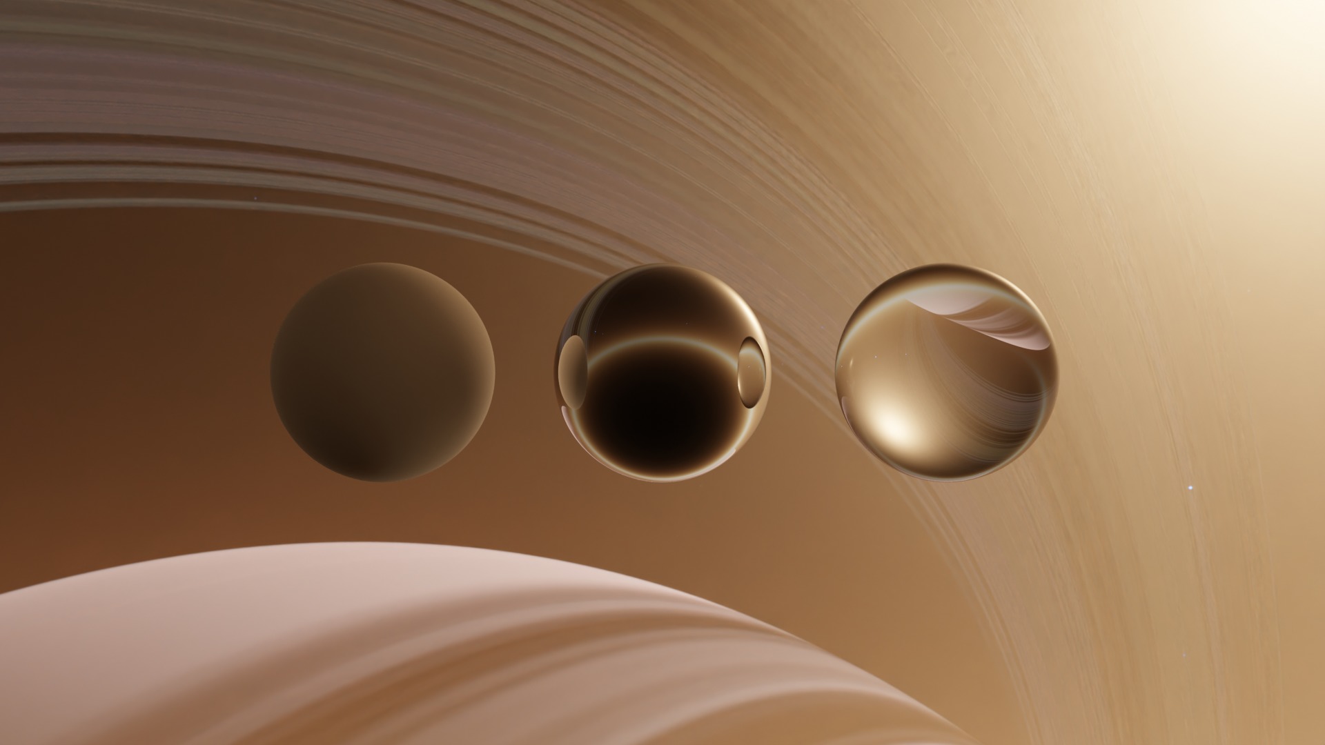 16 8K Aurora with Stars and Alien Planets And Rings Hdris Low-poly 3D model_21