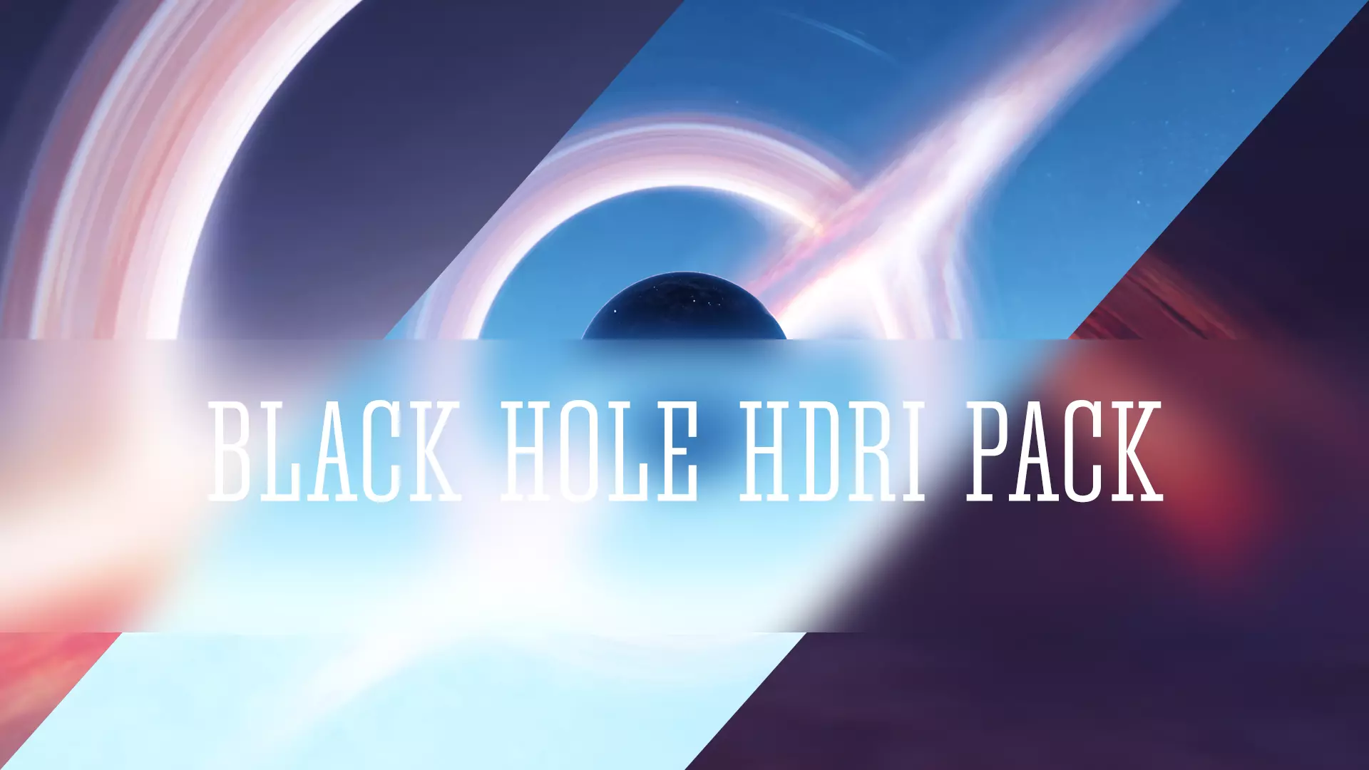 3 8K Black Holes Hdri Pack Low-poly 3D model