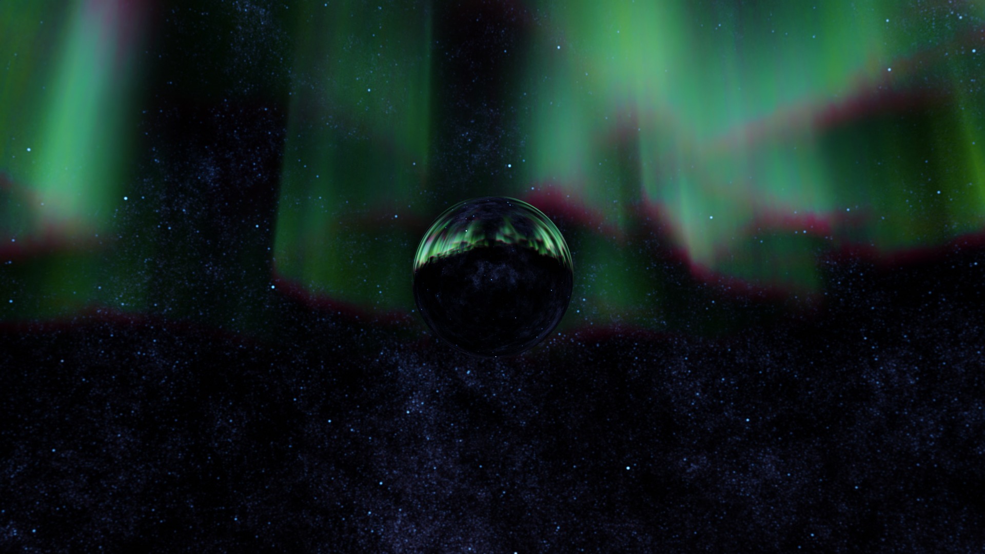 4 8K Aurora Northern Lights Hdri Pack Low-poly 3D model_3